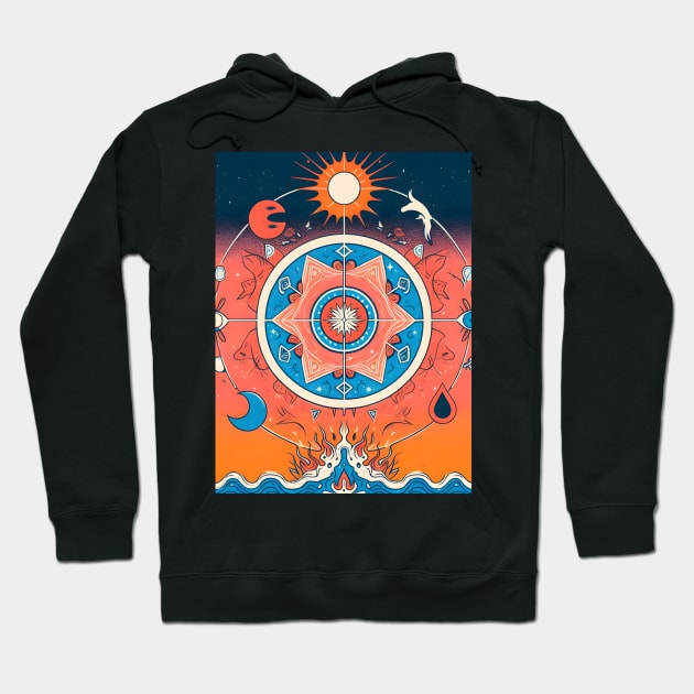 Explore the Cultural Depth: Australian Aboriginal Art and Unique Visual Traditions Hoodie by insaneLEDP